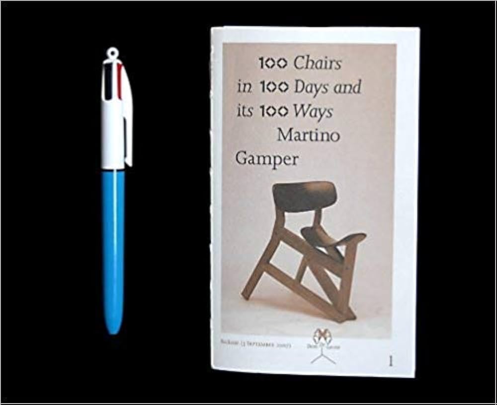 100 Chairs in 100 Days and its 100 Ways. Martino Gamper