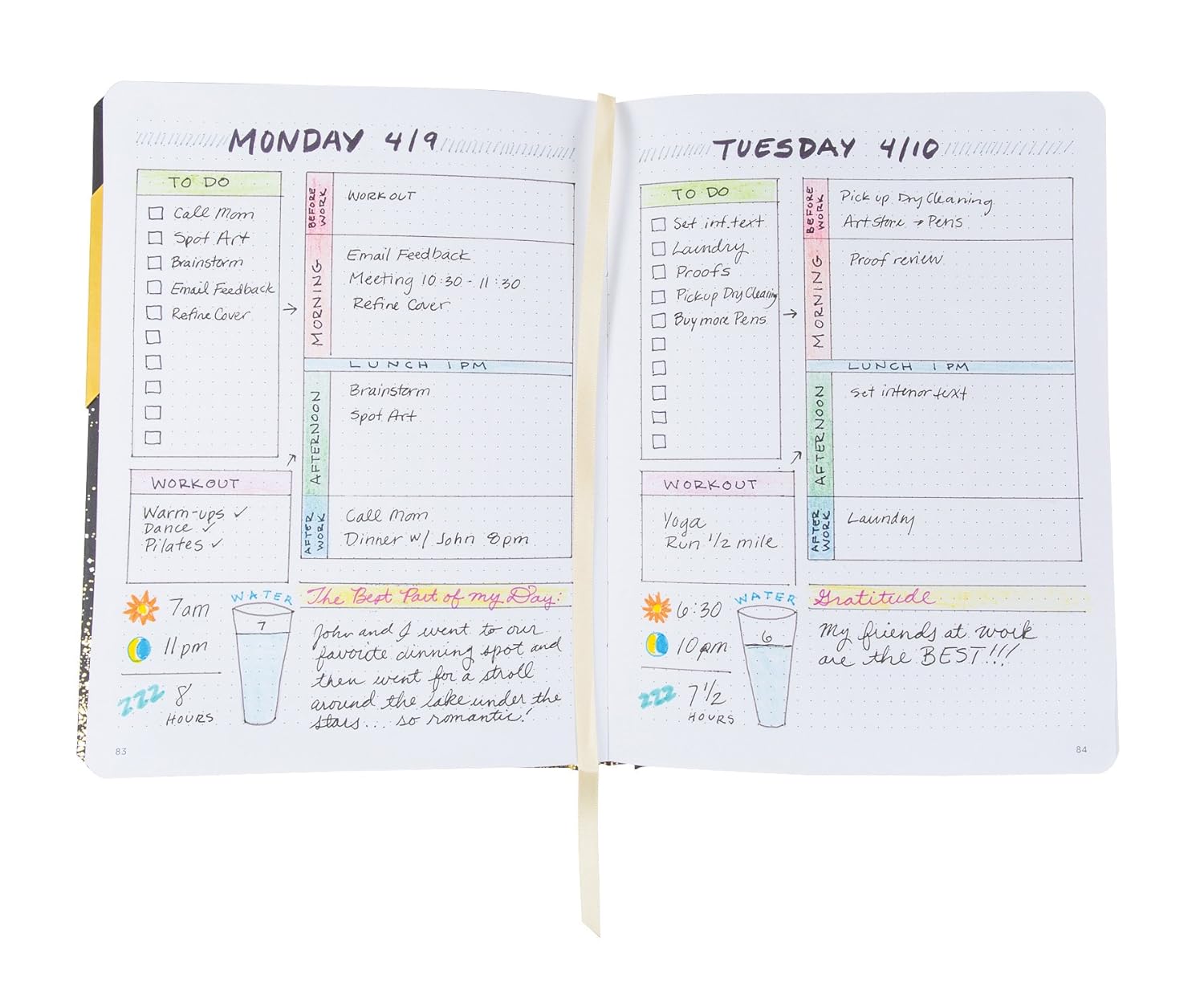 Shine Bright Productivity Journal