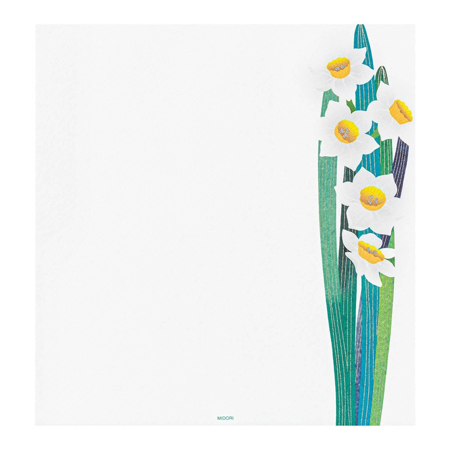 Letter Pad Silk-Printing Daffodil