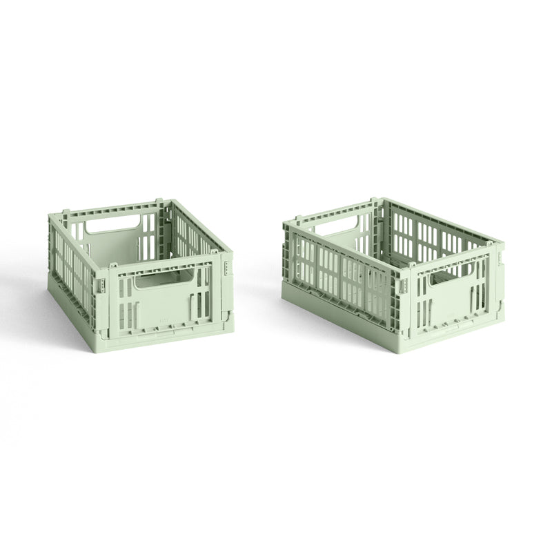 Caja Crate Plegable Mini set de 2 - HAY