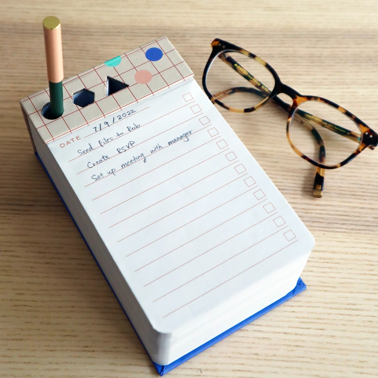 Desk Jotter Pad &amp; Pen notepad