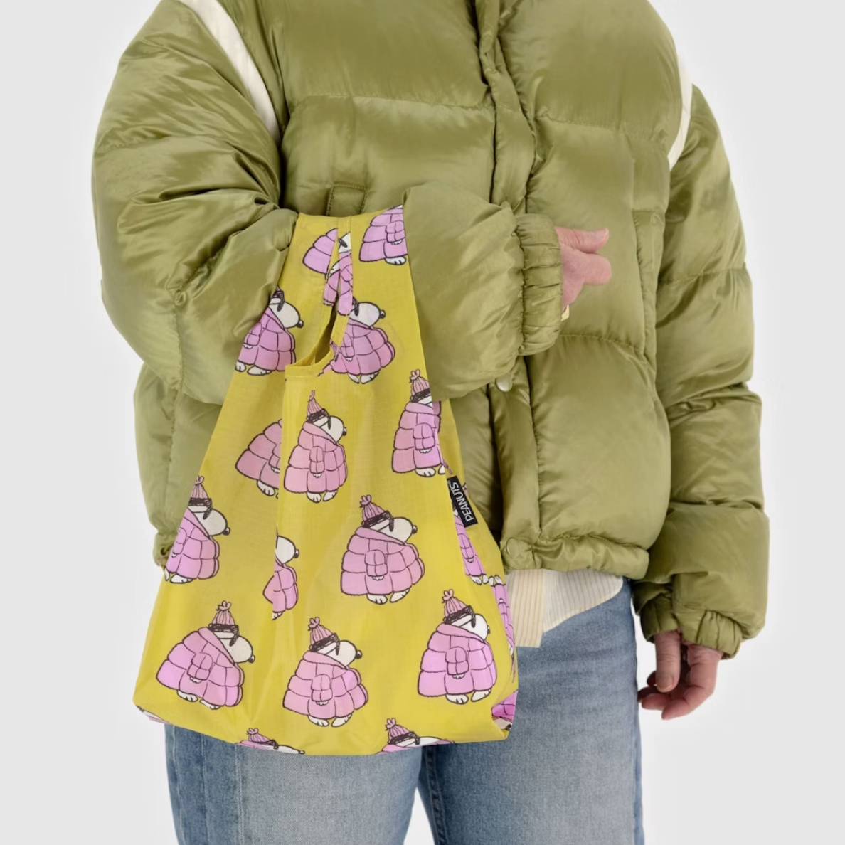 Bolsa Baby BAGGU - Puffer Snoopy Pink