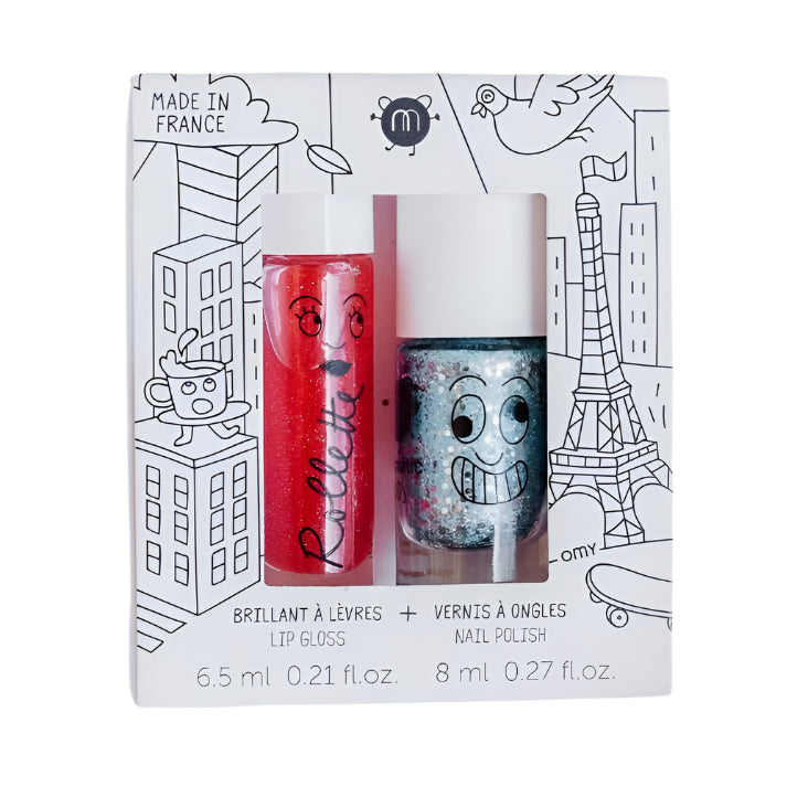 Set pintauñas y brillo de labios Nailmatic