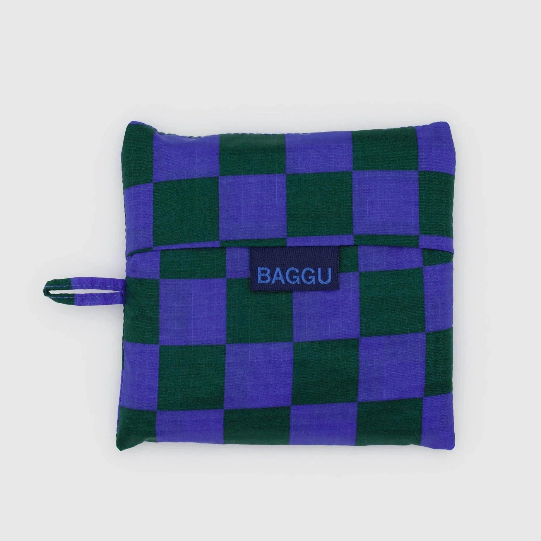 Bolsa Big BAGGU - Iris Green Check