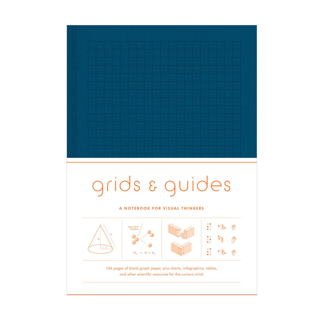 Grids & Guides Navy. A Notebook for Visual Thinkers