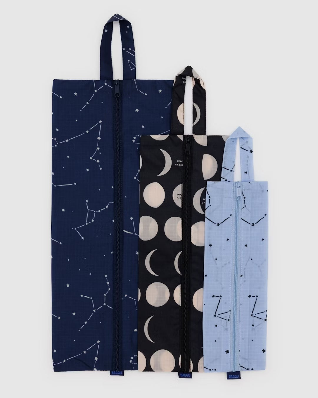 3D Zip Set BAGGU - Night Sky