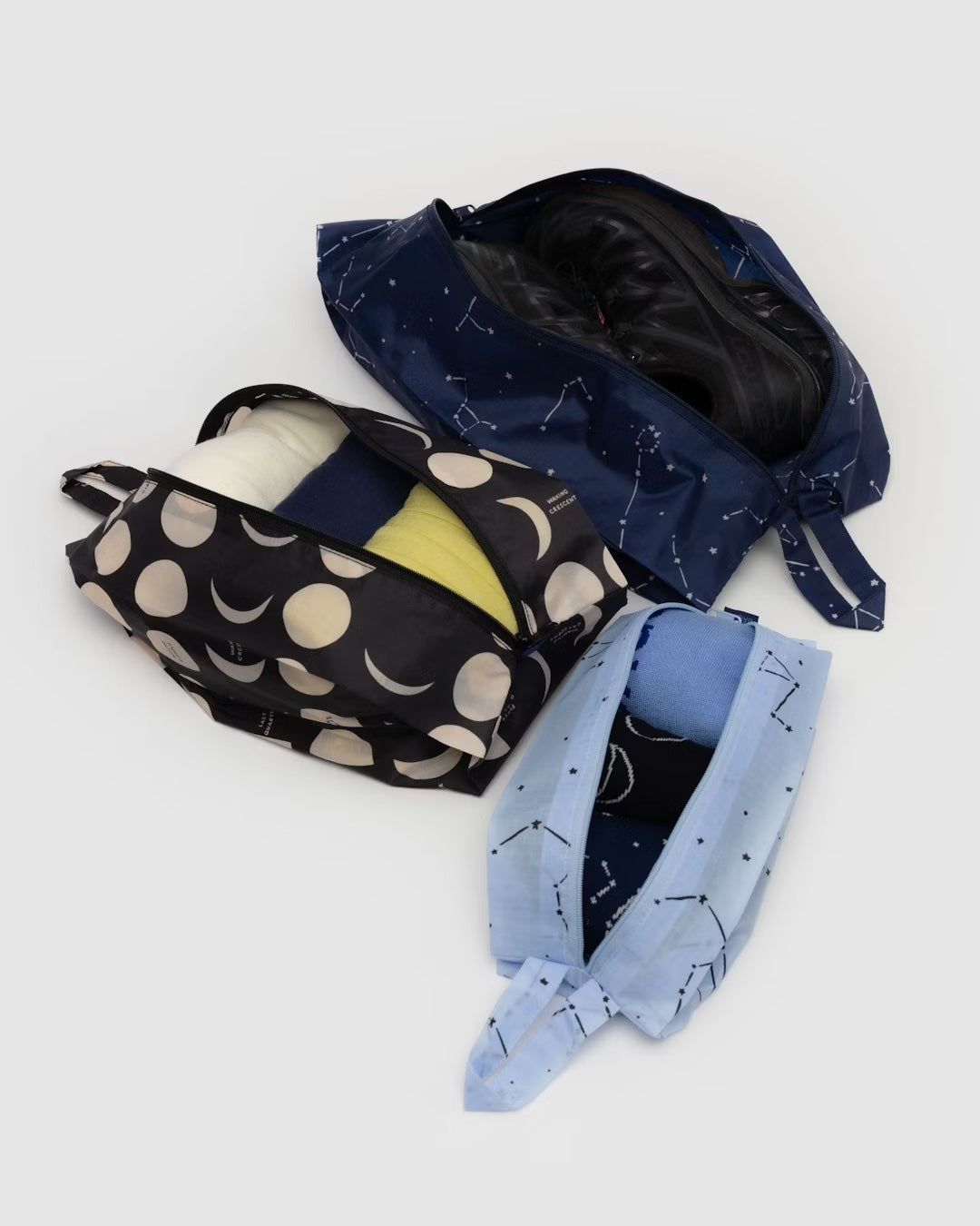 3D Zip Set BAGGU - Night Sky