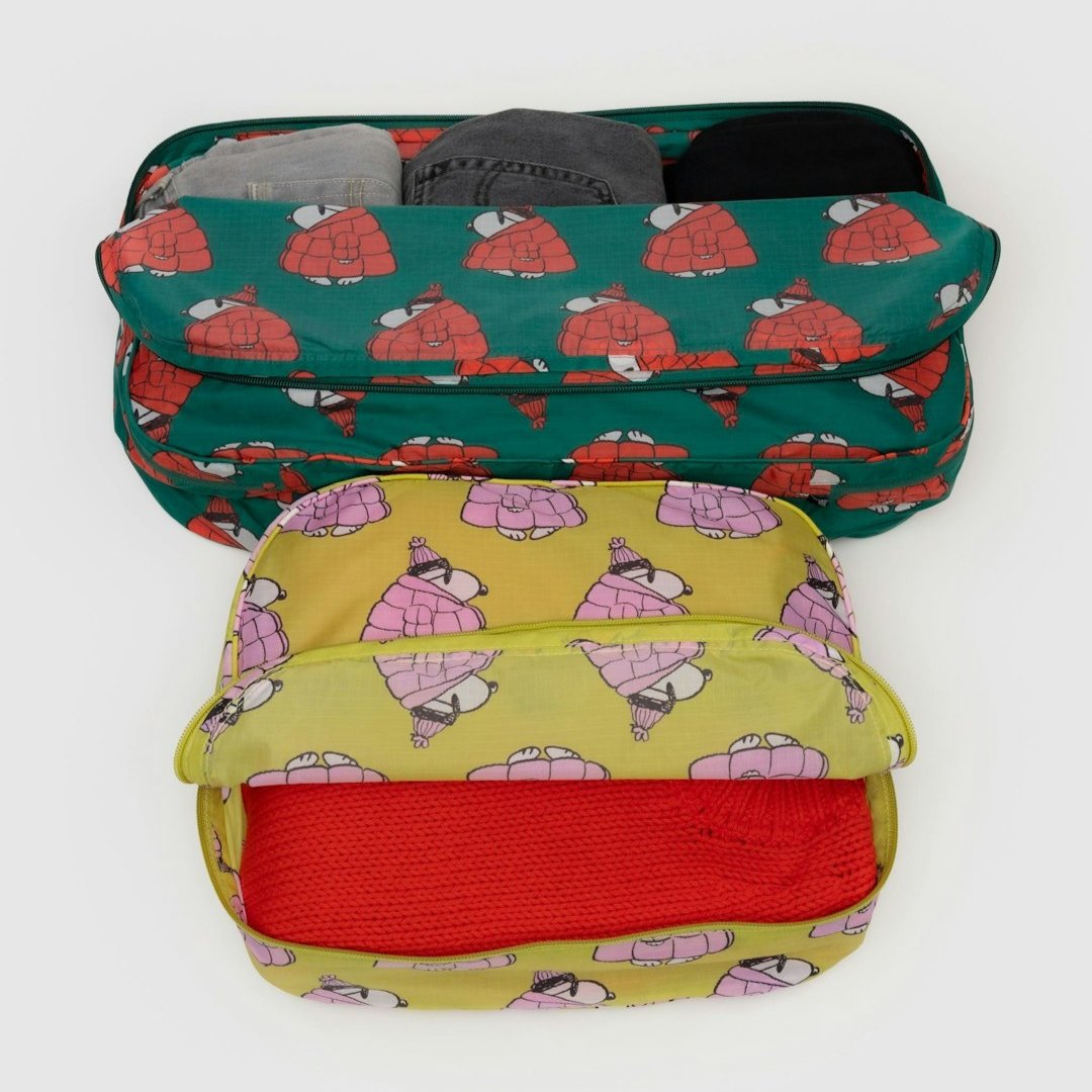 Set almacenaje Cube Large BAGGU - Puffer Snoppy