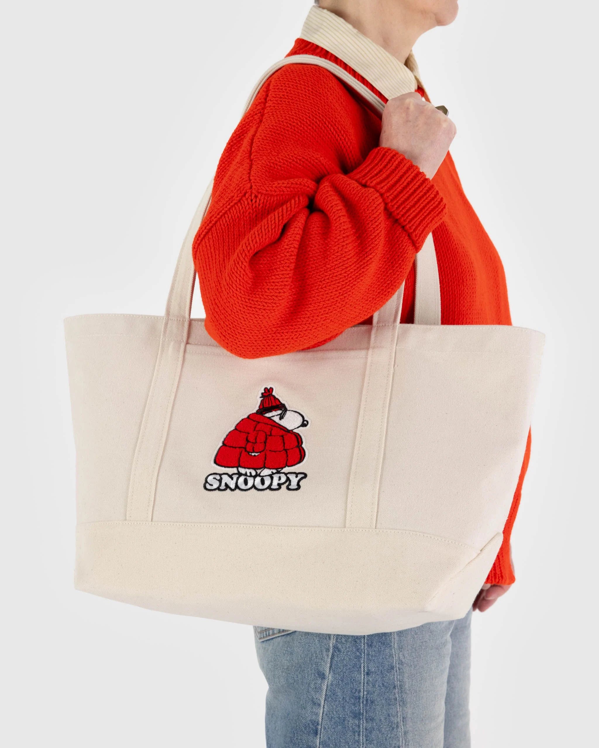 Bolso Tote Lona gruesa M - Snoopy