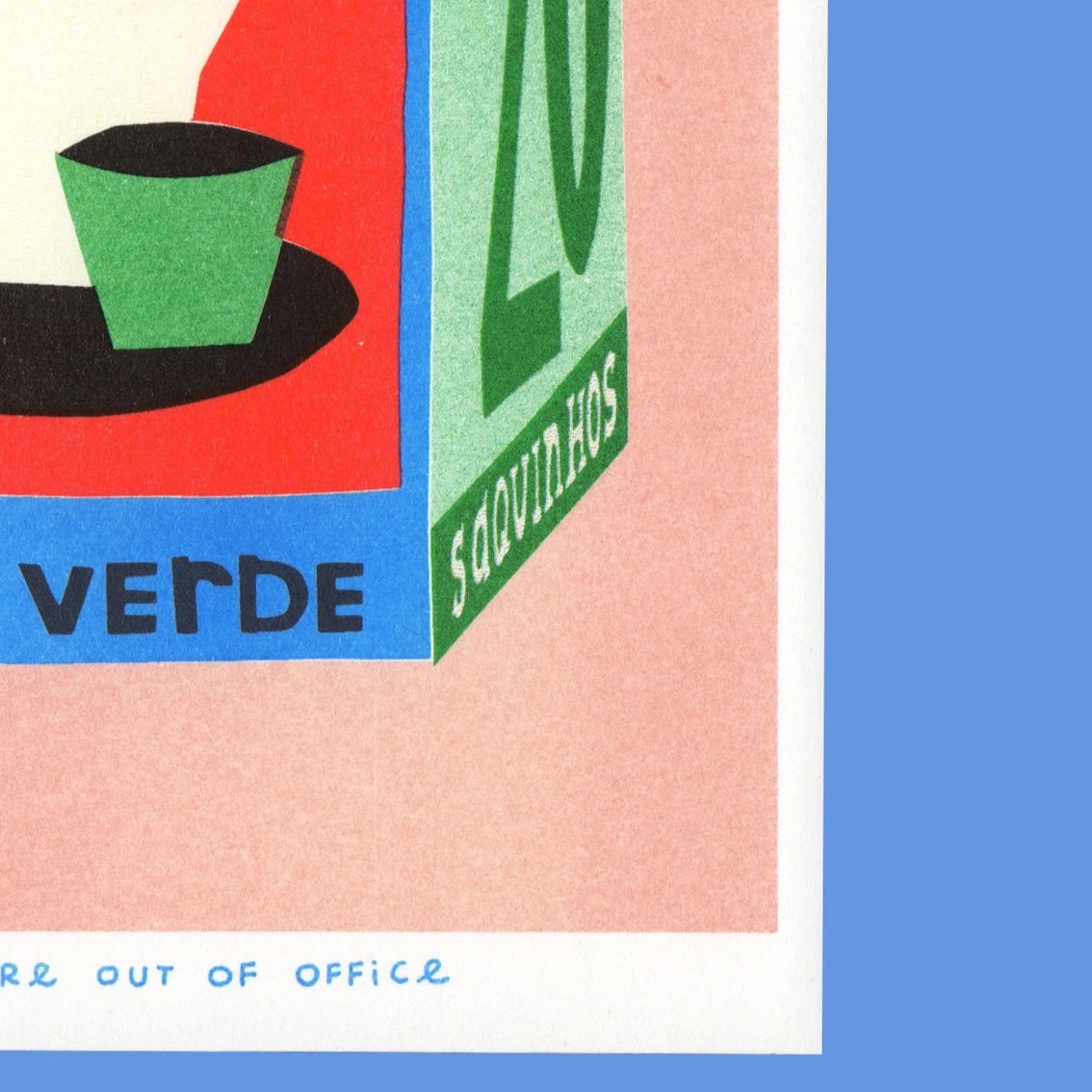 Print Riso We are out of office - Caja de té