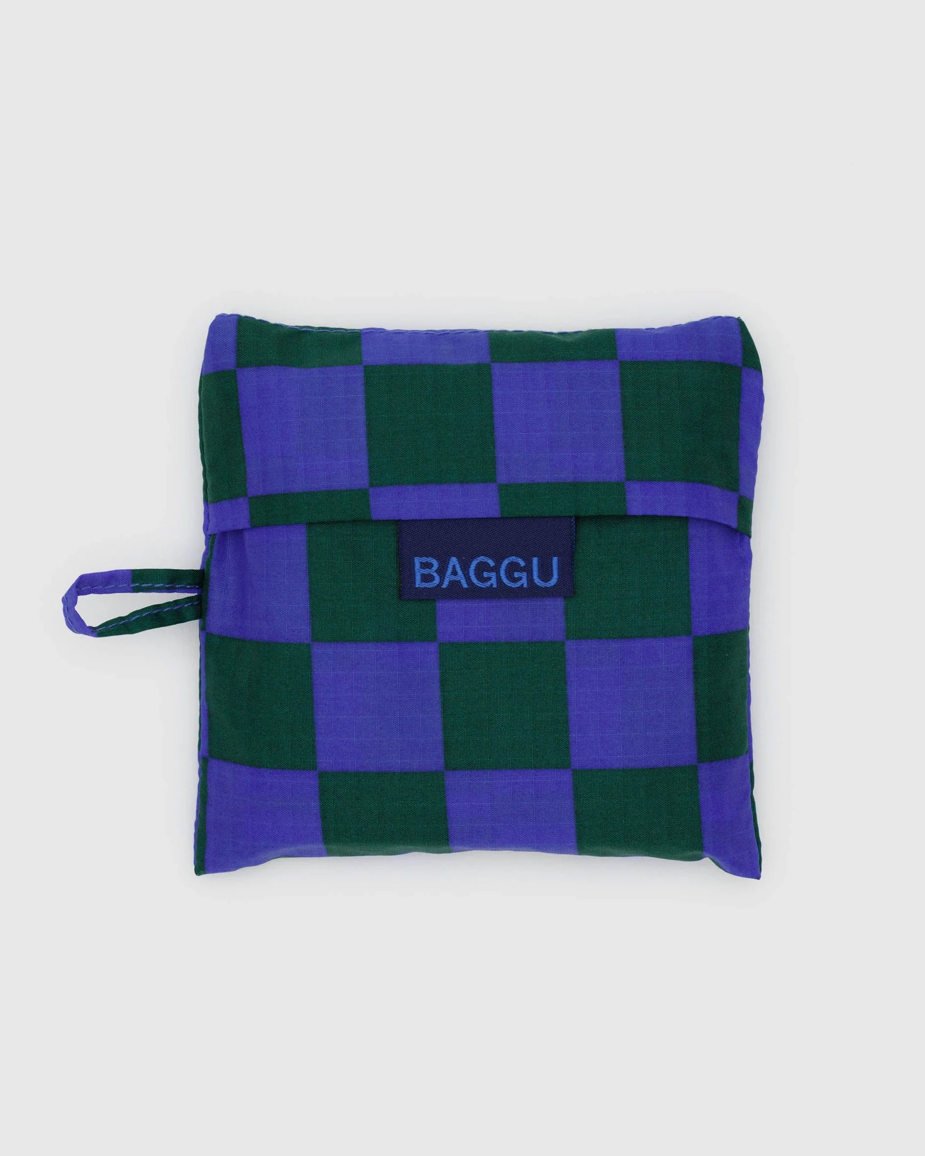 Bolsa Standard BAGGU - Iris Green Check