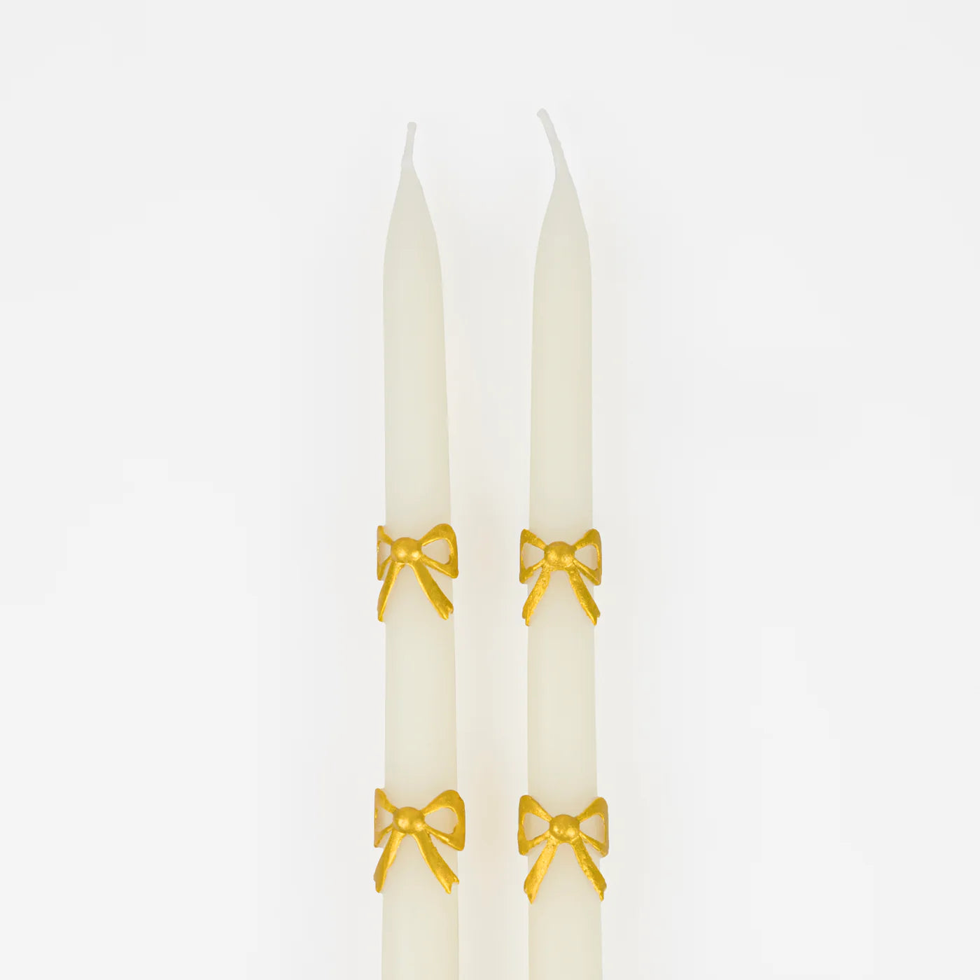 Velas Gold Bow Taper